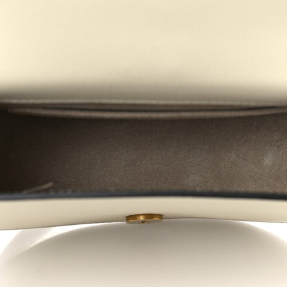 Chloe Calfskin Suede Small Nile Bracelet Bag Off White 5 of 9