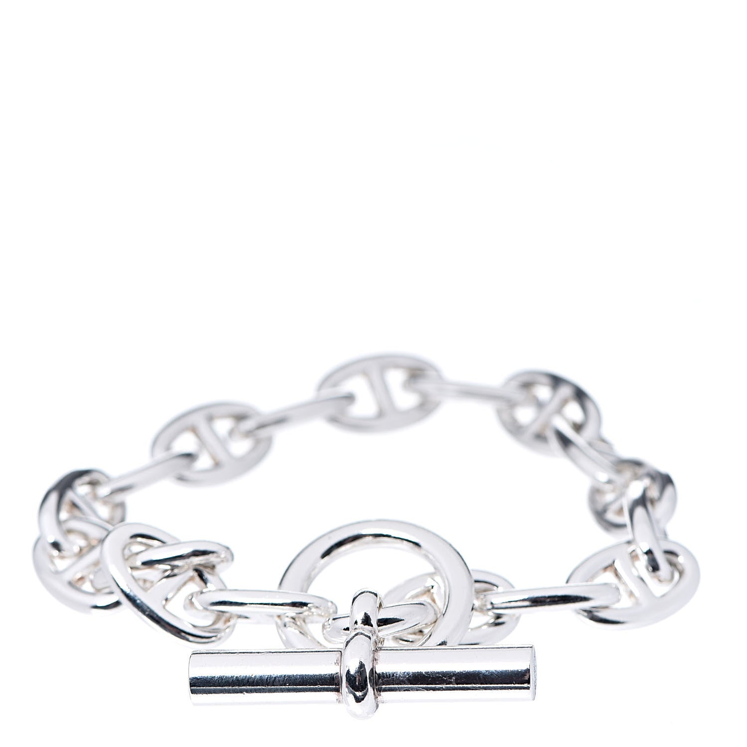 Hermes Sterling Silver PM Chaine D'Ancre Bracelet 2 of 6
