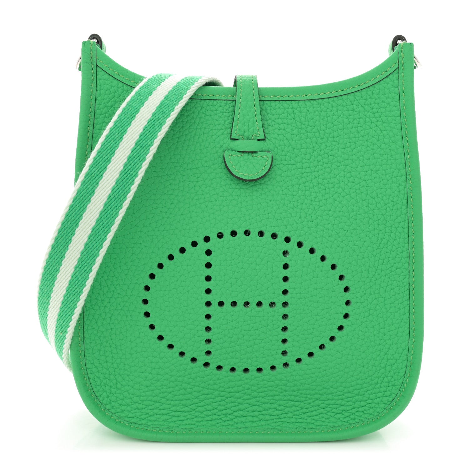 Hermes Taurillon Clemence Amazone Evelyne TPM Vert Comics Vert Fizz 1 of 11