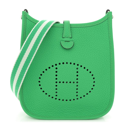 Hermes Taurillon Clemence Amazone Evelyne TPM Vert Comics Vert Fizz 1 of 11