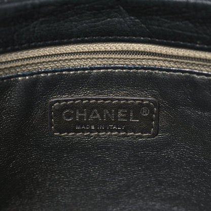 Chanel Distressed Lambskin Lady Braid Flap Black 5 of 9