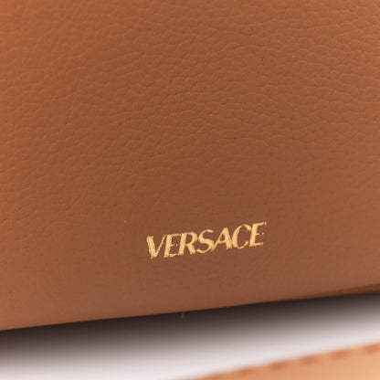 Versace Grained Calfskin Medusa Camera Bag Brown 9 of 12