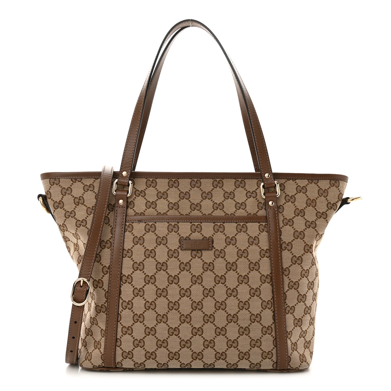 Gucci GG Supreme Monogram Medium Joy Tote Brown 1 of 15