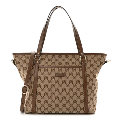 Gucci GG Supreme Monogram Medium Joy Tote Brown 1 of 15