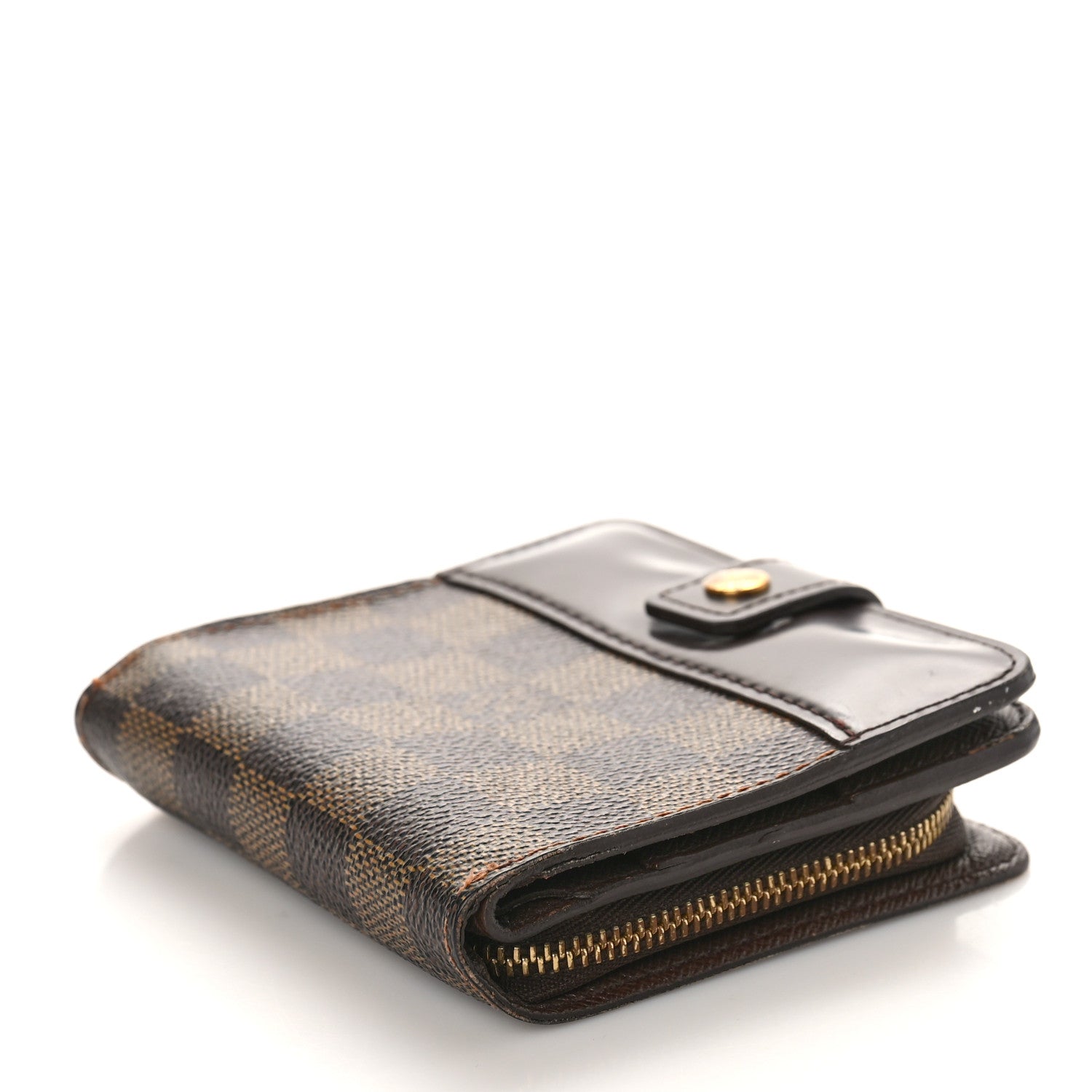 Louis Vuitton Damier Ebene Zippe Zipped Compact Wallet 4 of 13