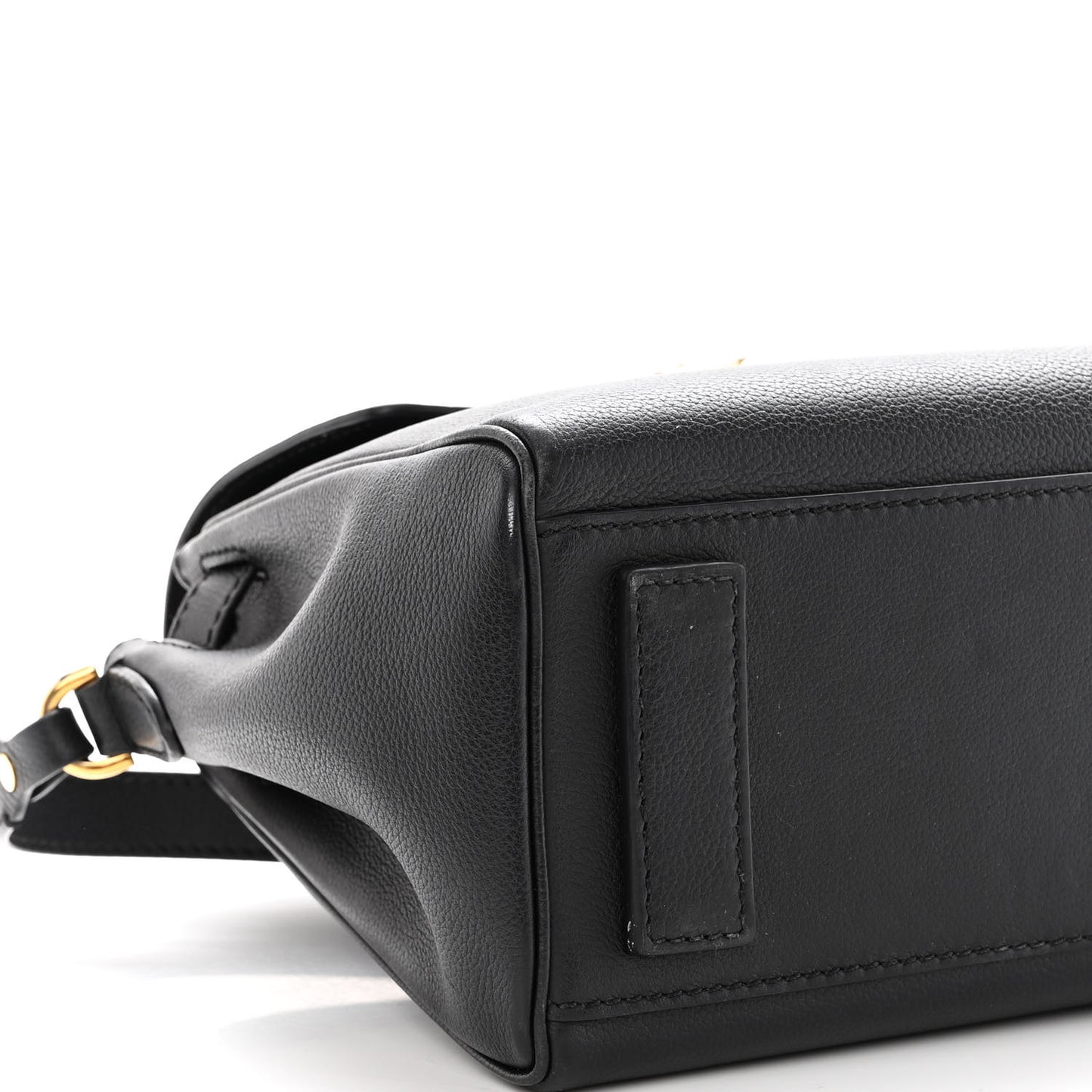 Calfskin Medium La Medusa Top Handle Handbag Black