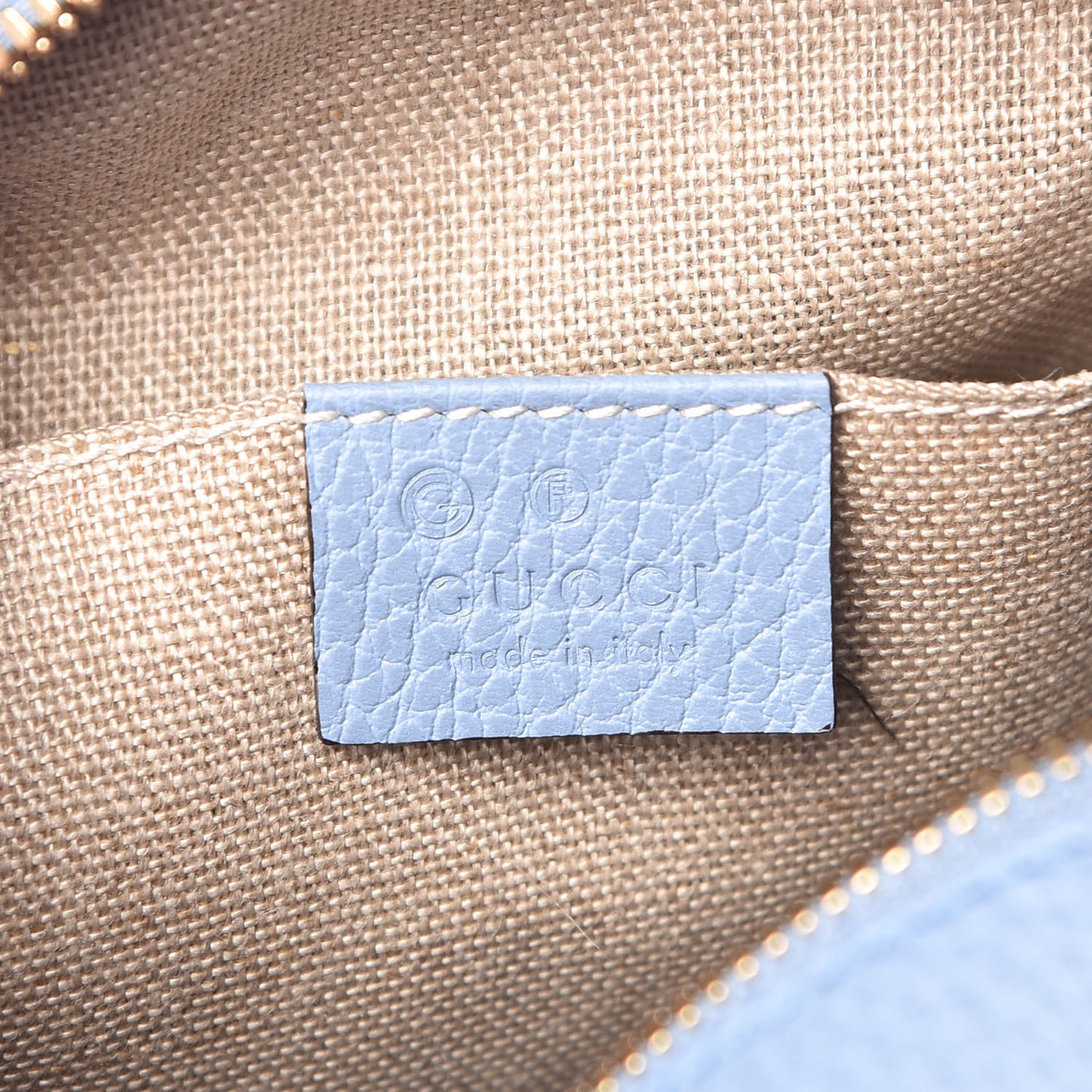 Monogram Mini Bree Messenger Bag Beige Mineral Blue