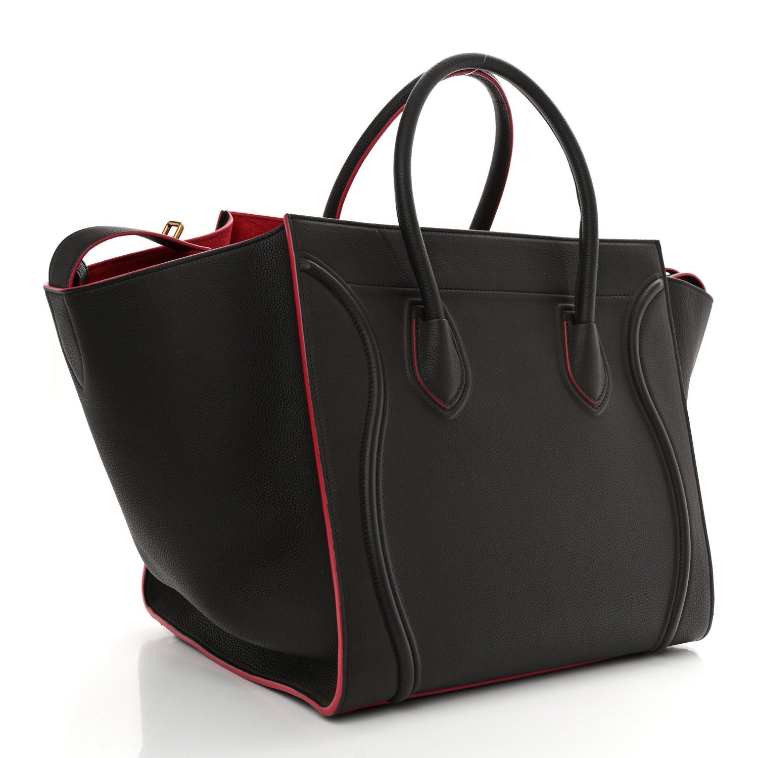 Celine Baby Grained Calfskin Medium Phantom Luggage Dark Taupe 3 of 10