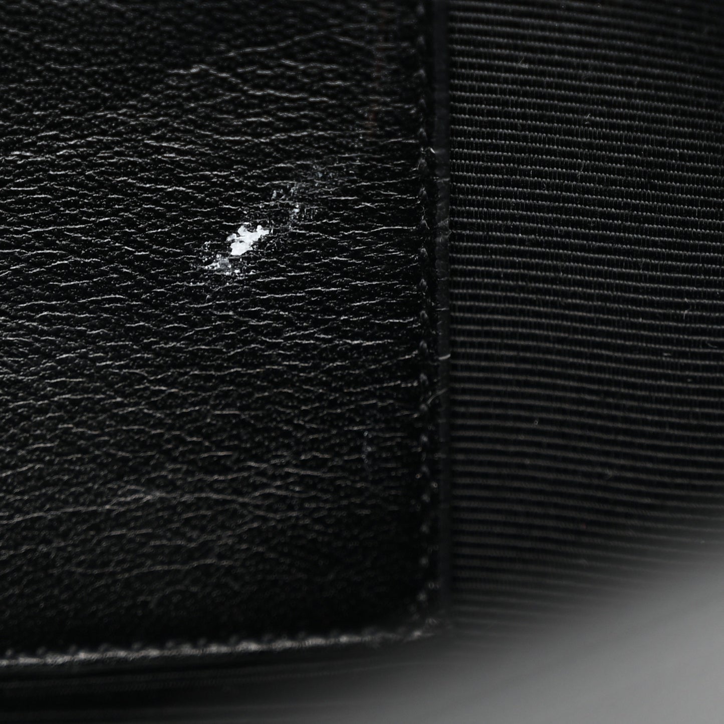 Grain De Poudre Monogram Cassandre Clutch Black