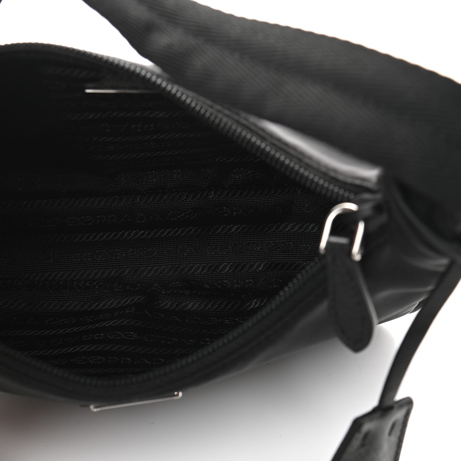 Prada Tessuto Nylon Mini Re-Edition 2000 Bag Black 4 of 7