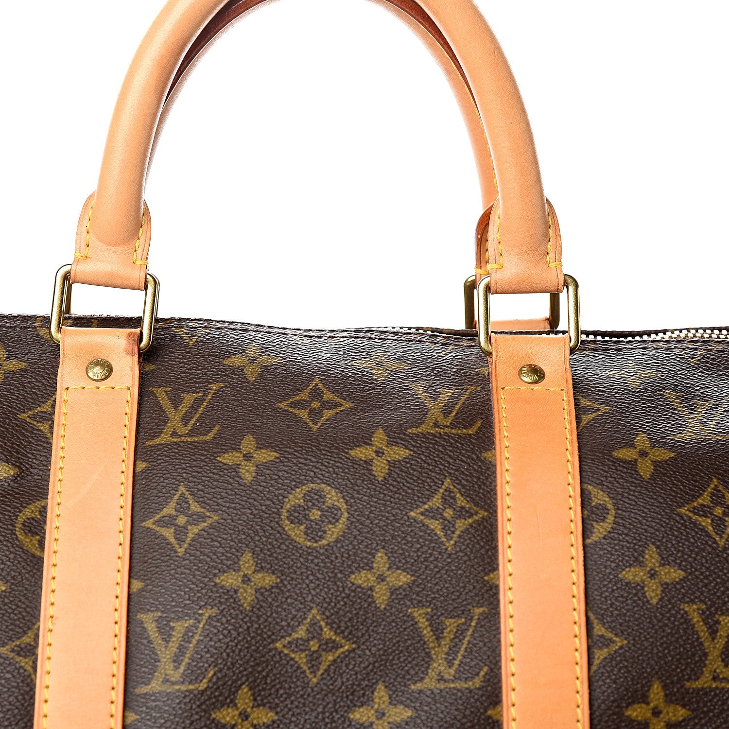 Louis Vuitton Monogram Keepall Bandouliere 50 10 of 14