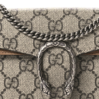 Gucci GG Supreme Monogram Super Mini Dionysus Shoulder Bag Taupe 7 of 11