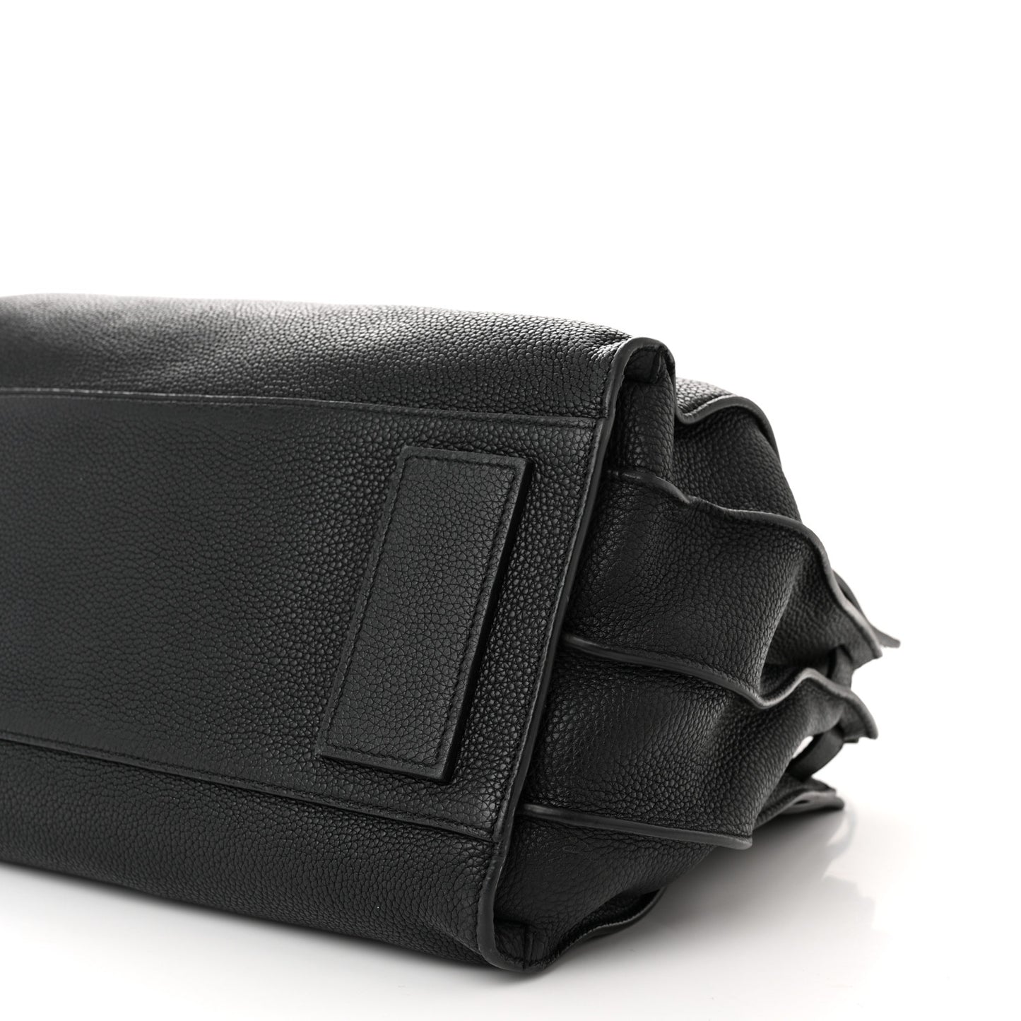 Grained Calfskin Small Supple Sac De Jour Black
