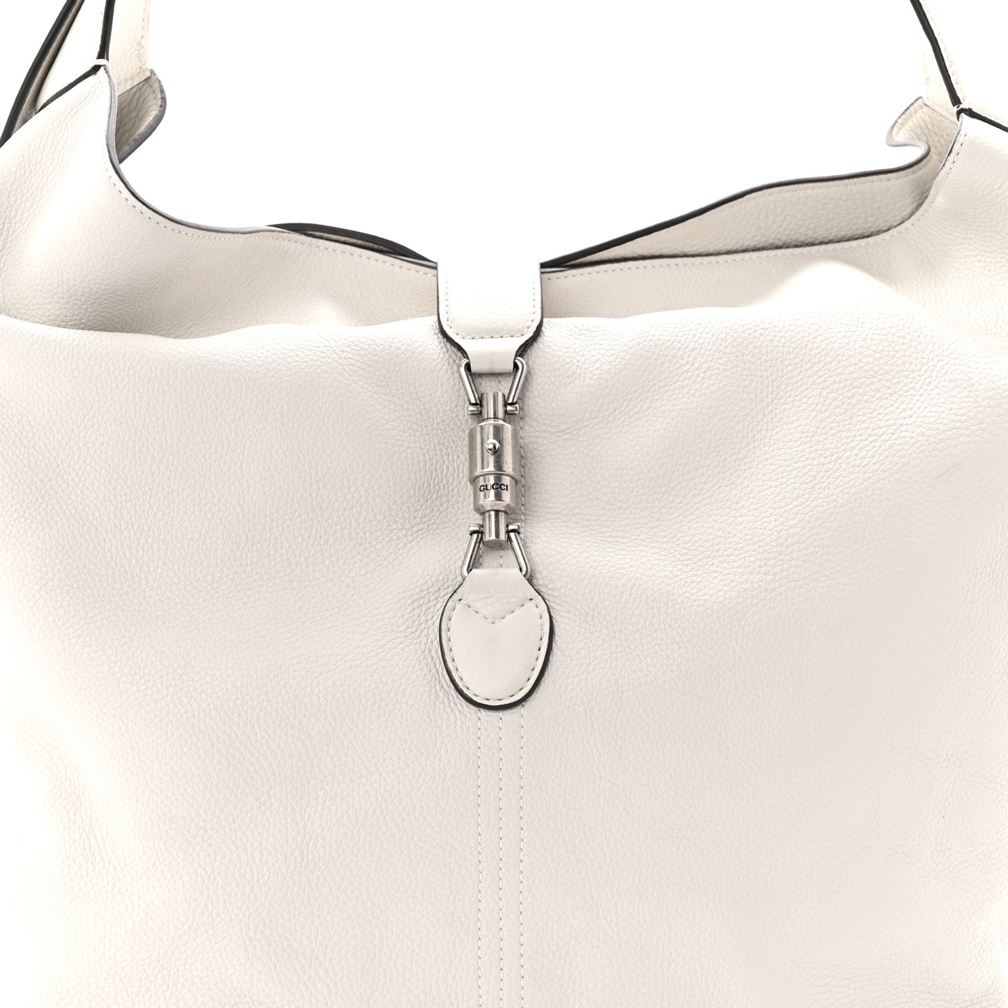 Amour Grane Calfskin Medium Jackie 1961 Crossbody Bag White