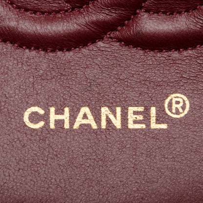 Chanel Lambskin Quilted Medium Double Flap Black 6 of 11