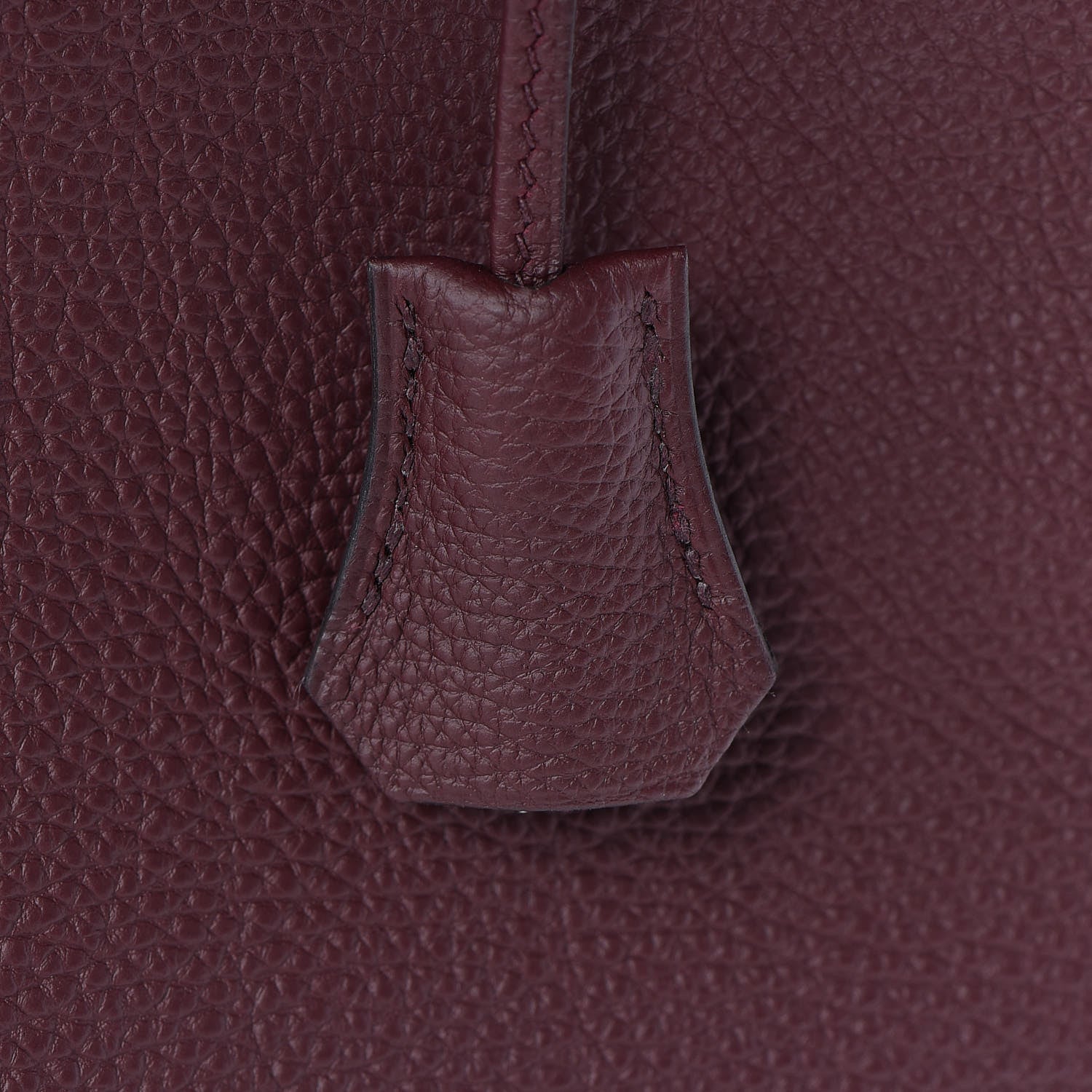 Hermes Togo Kelly Retourne 25 Bordeaux 32 of 37