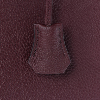 Hermes Togo Kelly Retourne 25 Bordeaux 32 of 37