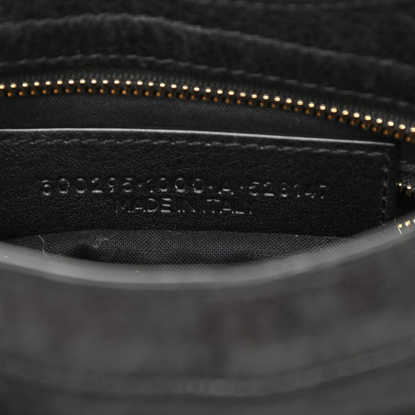 Agneau Classic Gold Hardware Mini City Black