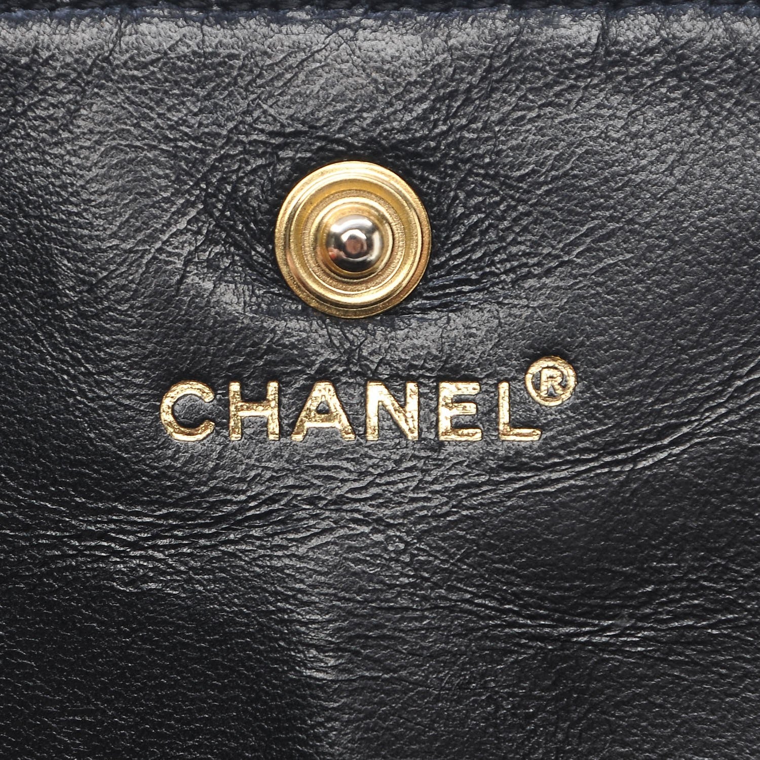 Chanel Lambskin Quilted Chocolate Bar Long Wallet Black 6 of 10