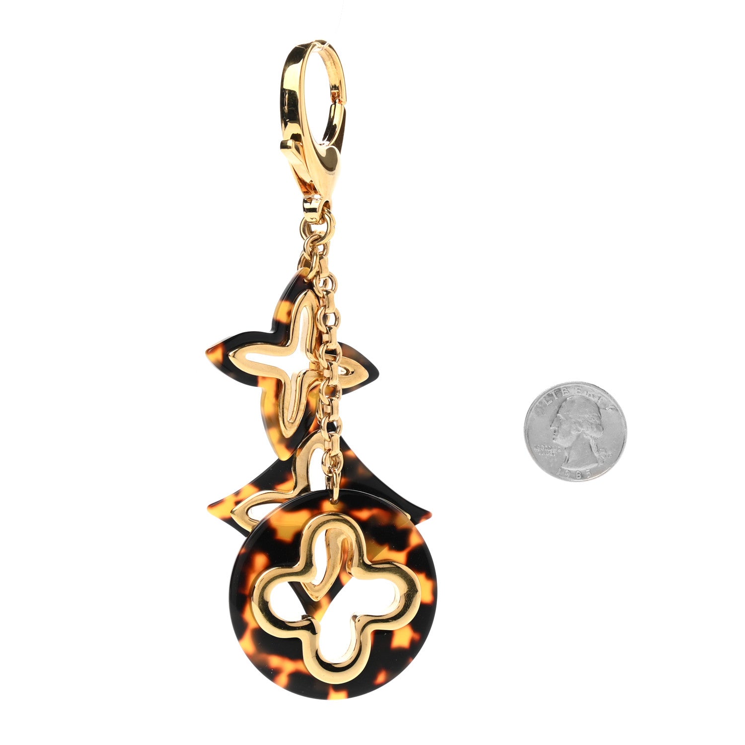 Louis Vuitton Insolence Bag Charm Ecaille 2 of 5