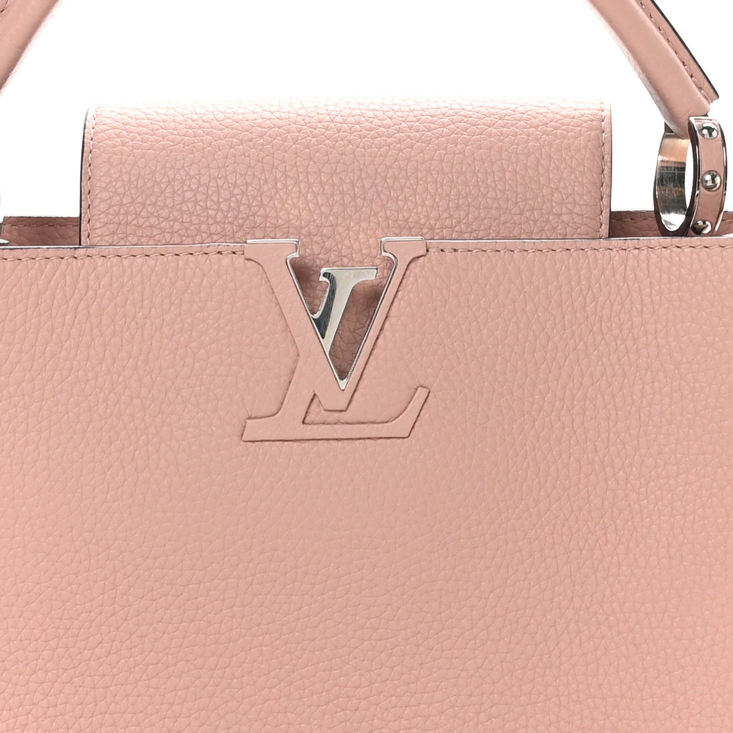 Louis Vuitton Taurillon Capucines PM Magnolia 7 of 9