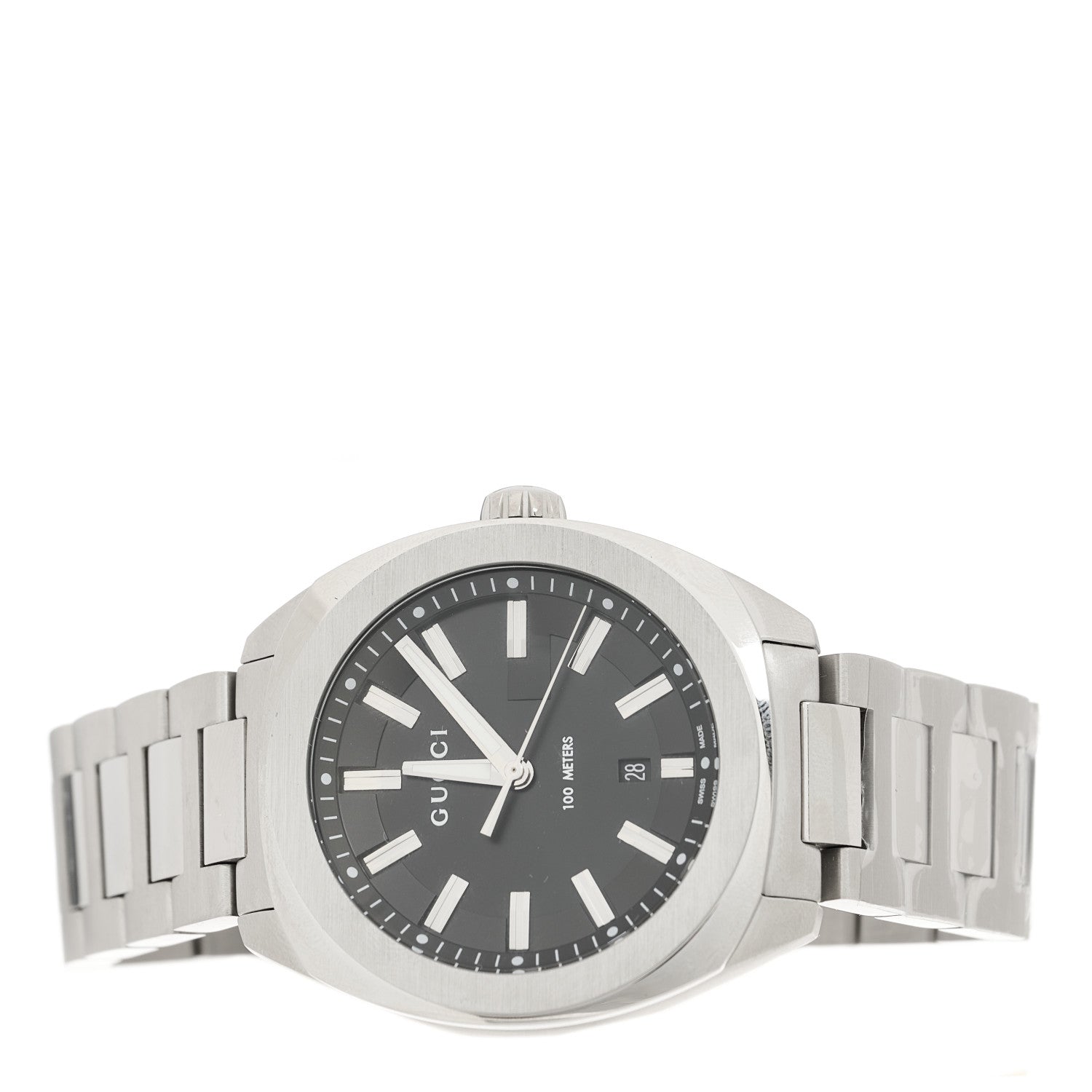 Gucci Stainless Steel 40mm GG2570 Quartz Watch Black 2 of 5