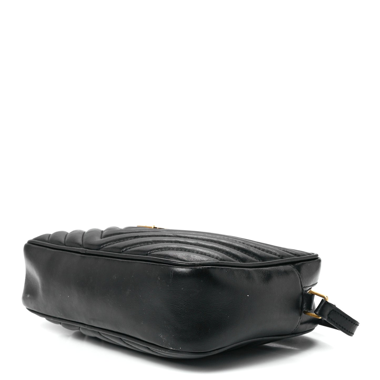 Calfskin Matelasse Monogram Lou Camera Bag Black