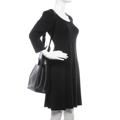 Louis Vuitton Epi Sac D'Epaule Black 2 of 9