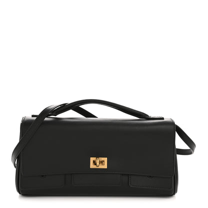 Balenciaga Smooth Calfskin Small Bel Air Clutch On Strap Black Black 1 of 12