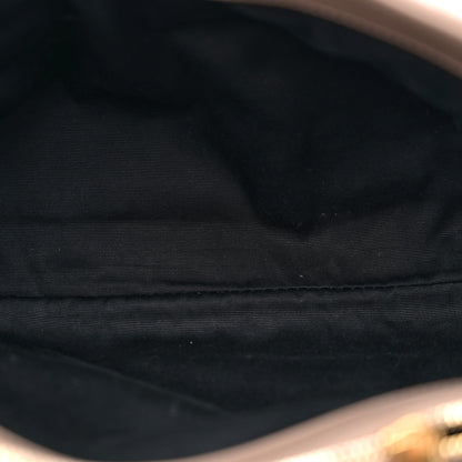 Saint Laurent Calfskin Y Quilted Monogram Medium Loulou Chain Satchel Dark Beige 5 of 13