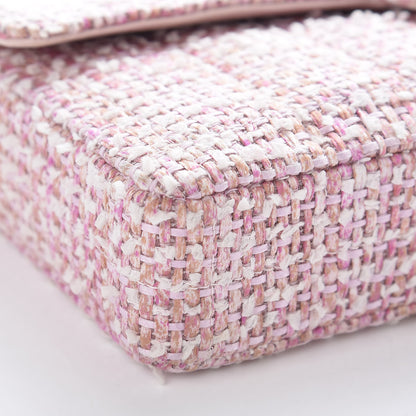 Chanel Tweed East West Flap Pink 10 of 11