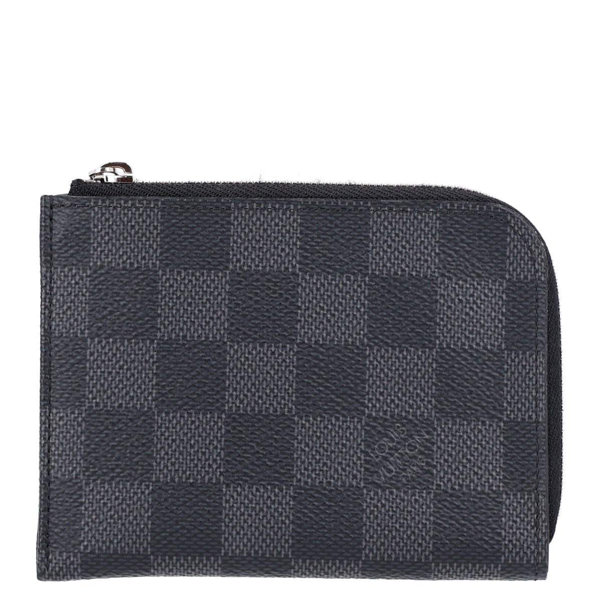 Louis Vuitton Damier Graphite Porte-Monnaie Coin Purse NM 1 of 8