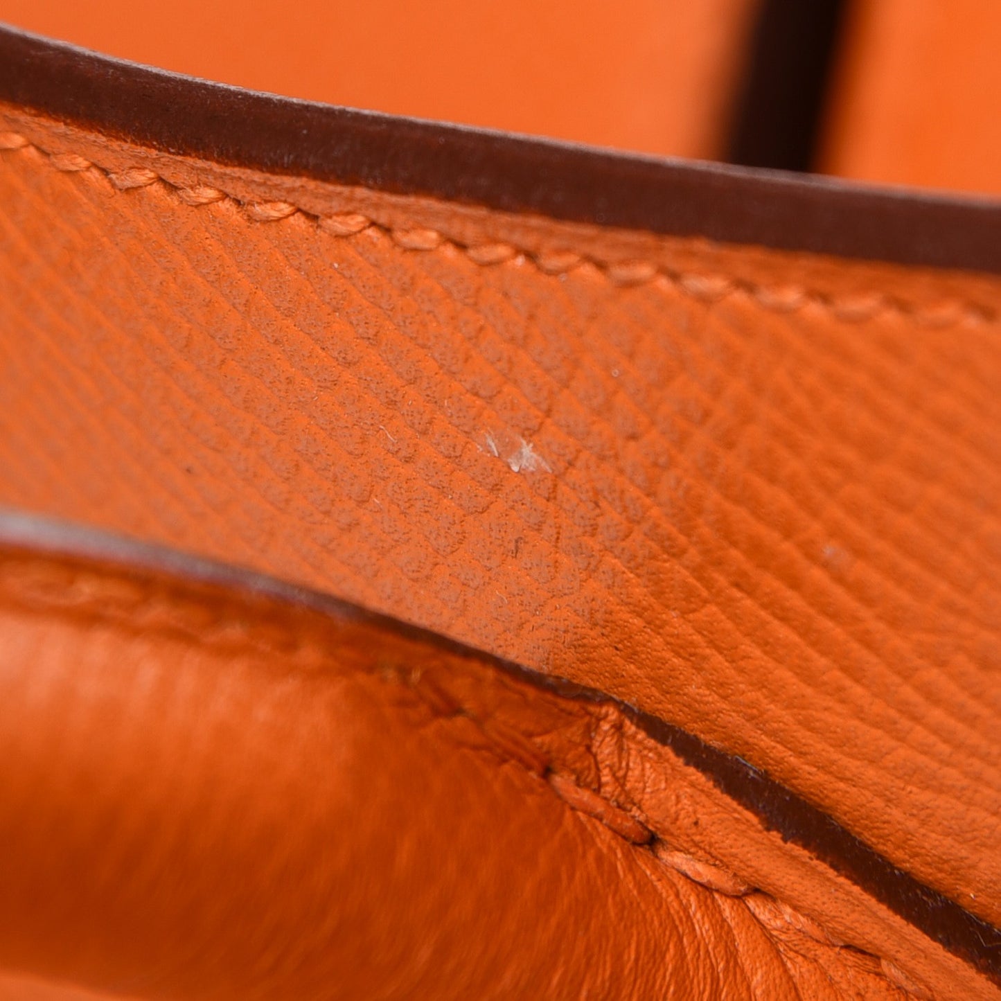 Epsom Birkin 35 Orange
