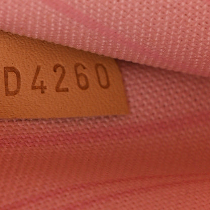 Louis Vuitton Damier Azur Neverfull MM GM Pochette Rose Ballerine 7 of 8