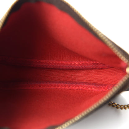 Louis Vuitton Damier Ebene Mini Pochette Accessories 5 of 7