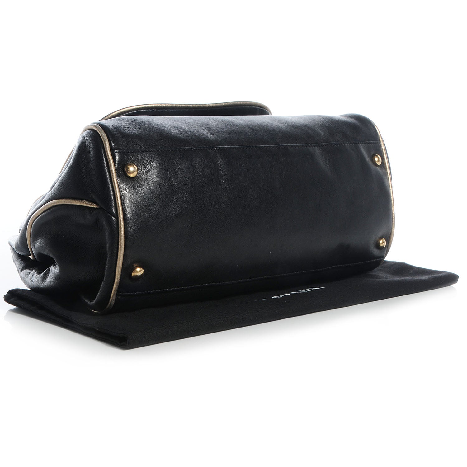 Chanel Lambskin Paris Moscou Constructivism Accordion CC Flap Bag Black 4 of 7