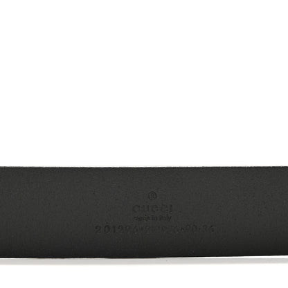Gucci Calfskin Horsebit Buckle Belt 90 36 Black 3 of 6