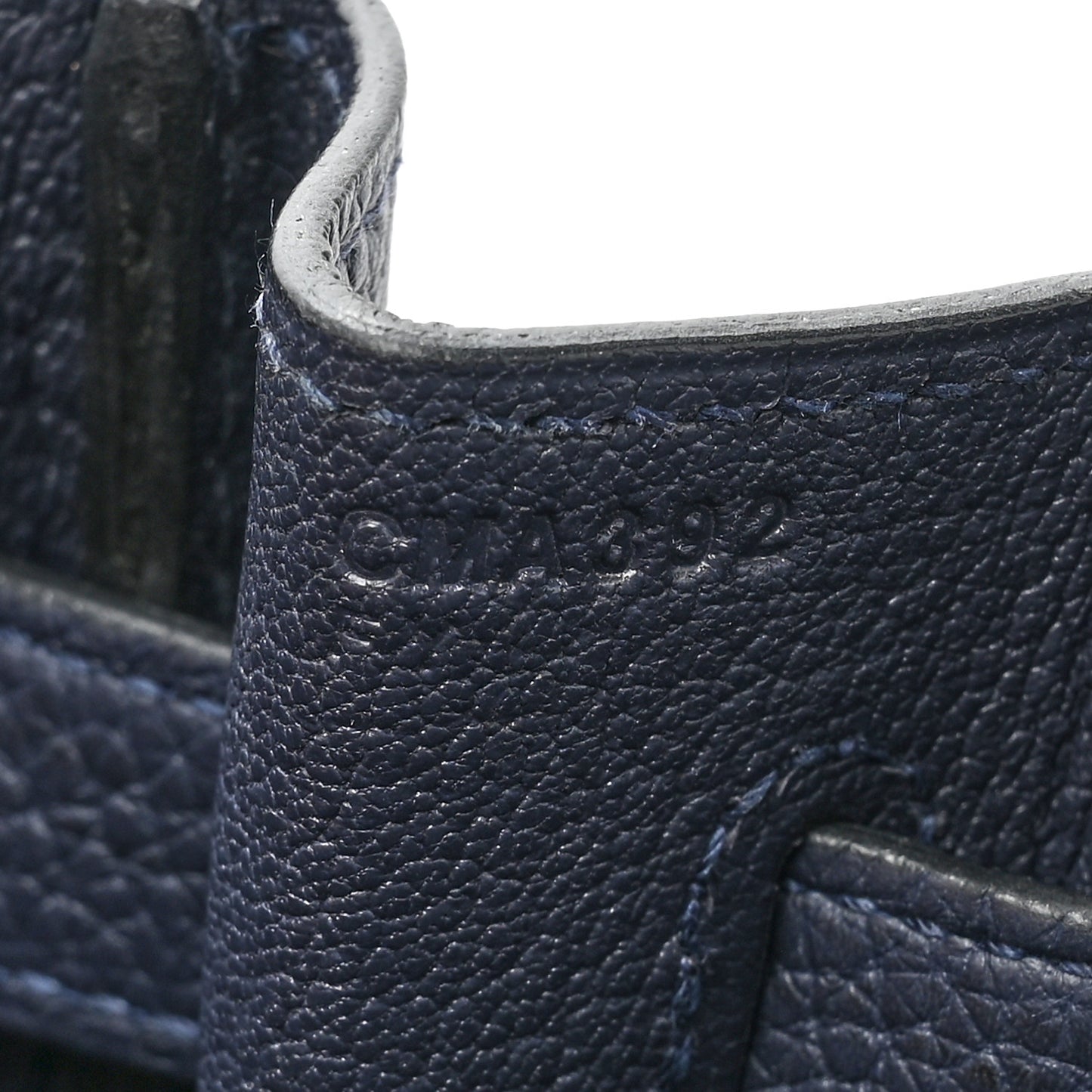 Togo Kelly Retourne 35 Bleu Indigo
