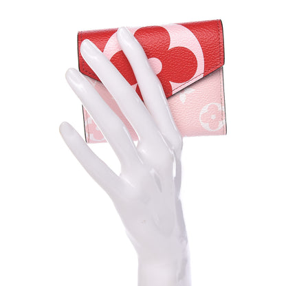 Louis Vuitton Monogram Giant Zoe Wallet Rouge Rose 2 of 8