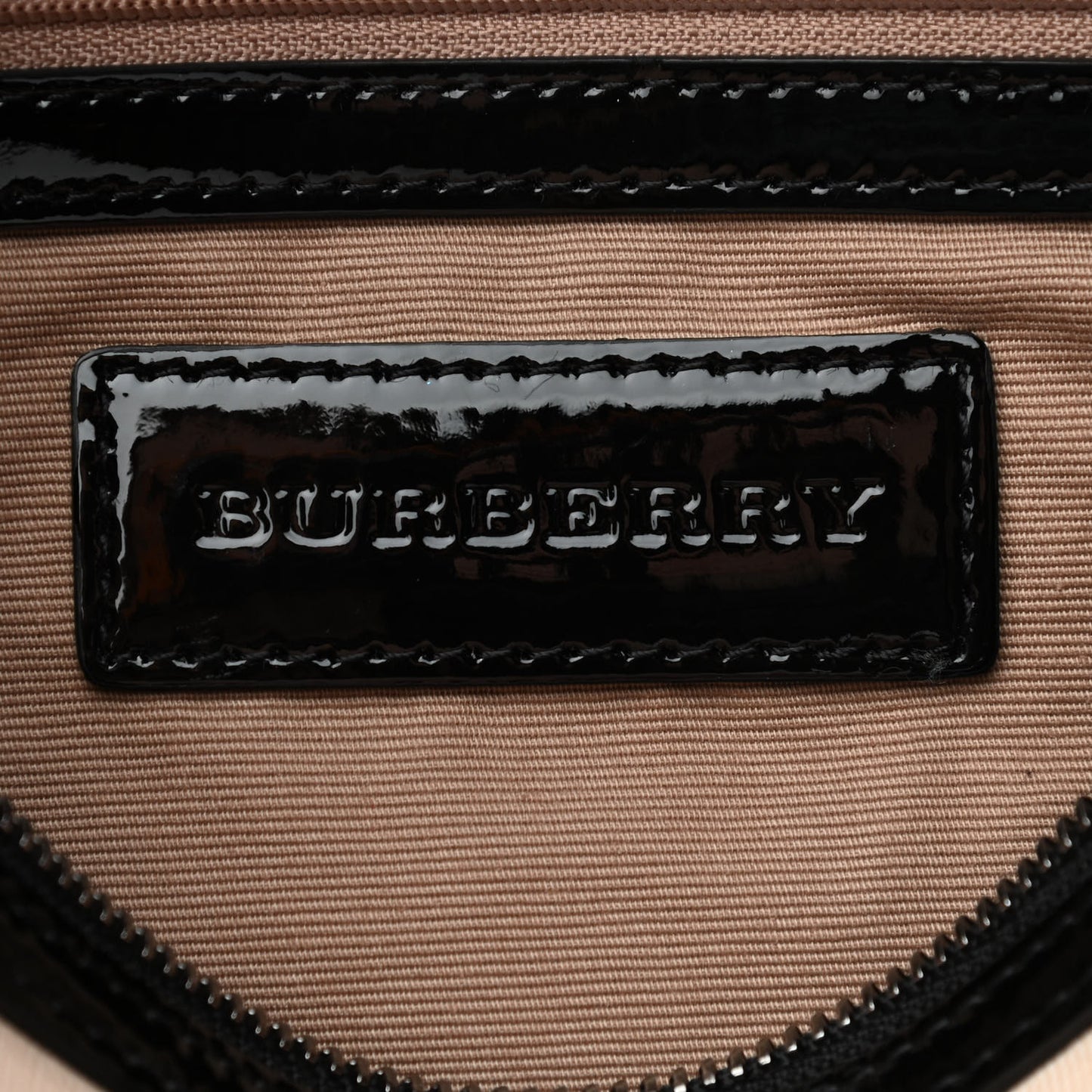 Supernova Check Patent Small Chester Bowling Bag Black