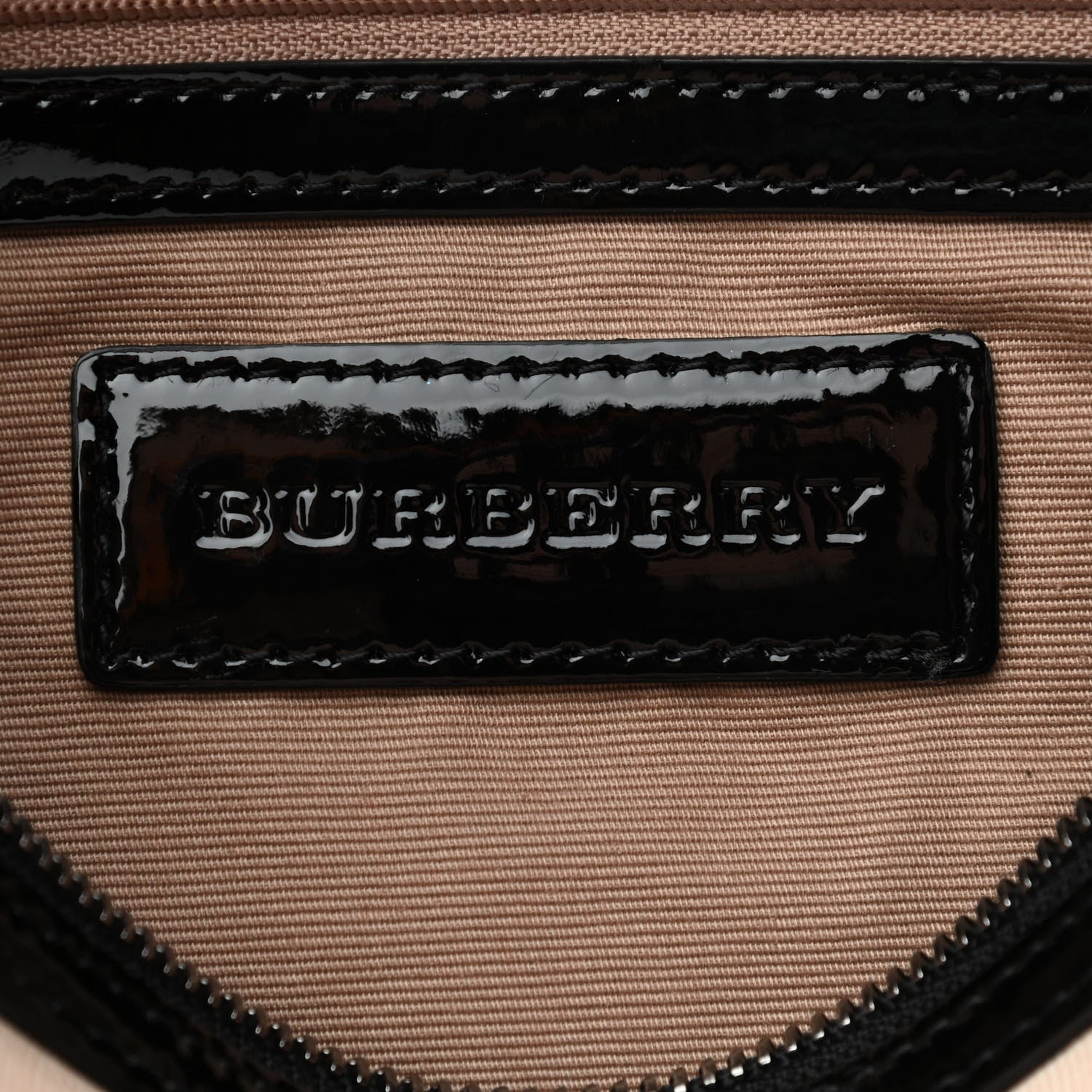 Burberry Supernova Check Patent Small Chester Bowling Bag Black 6 of 10