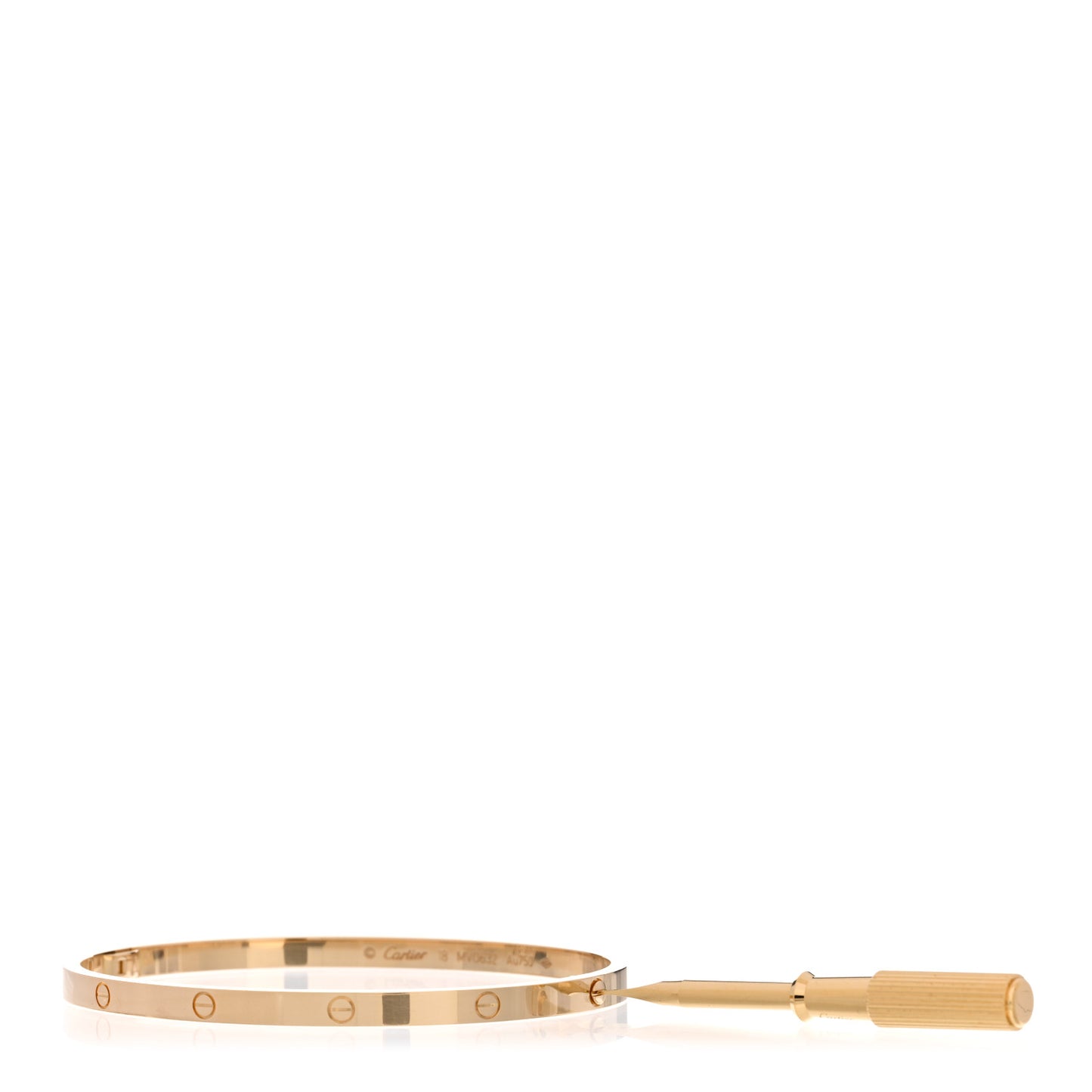 18K Yellow Gold Small LOVE Bracelet 18