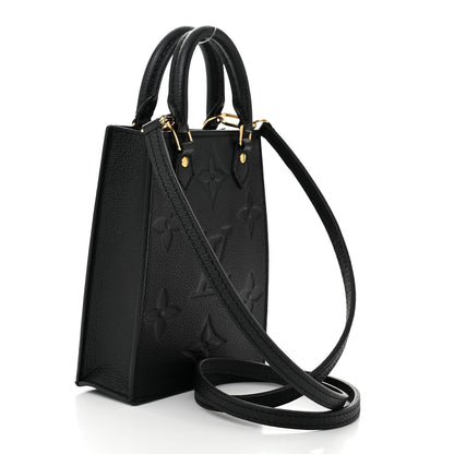 Louis Vuitton Empreinte Monogram Giant Petit Sac Plat Black 3 of 9