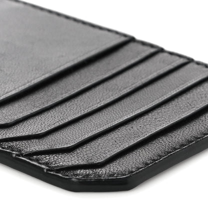 Saint Laurent Calfskin 5 Fragments Zip Pouch Card Holder Black 8 of 12
