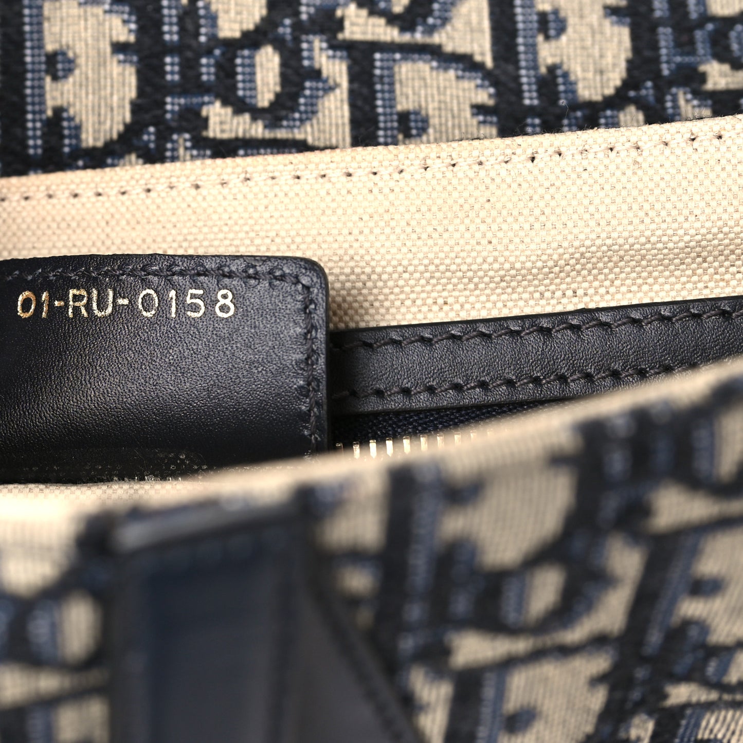 Oblique Saddle Bag Blue