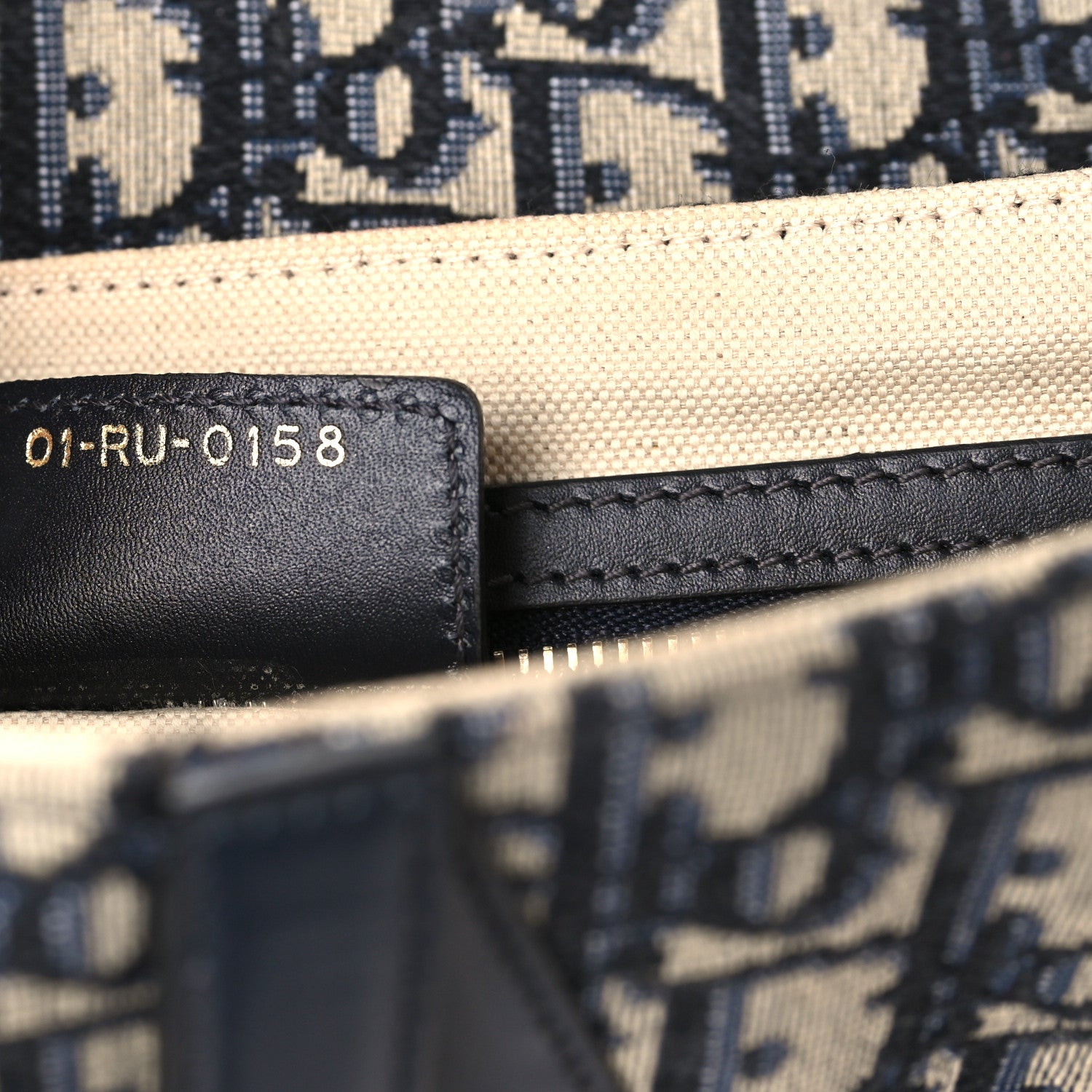 Christian Dior Oblique Saddle Bag Blue 7 of 13