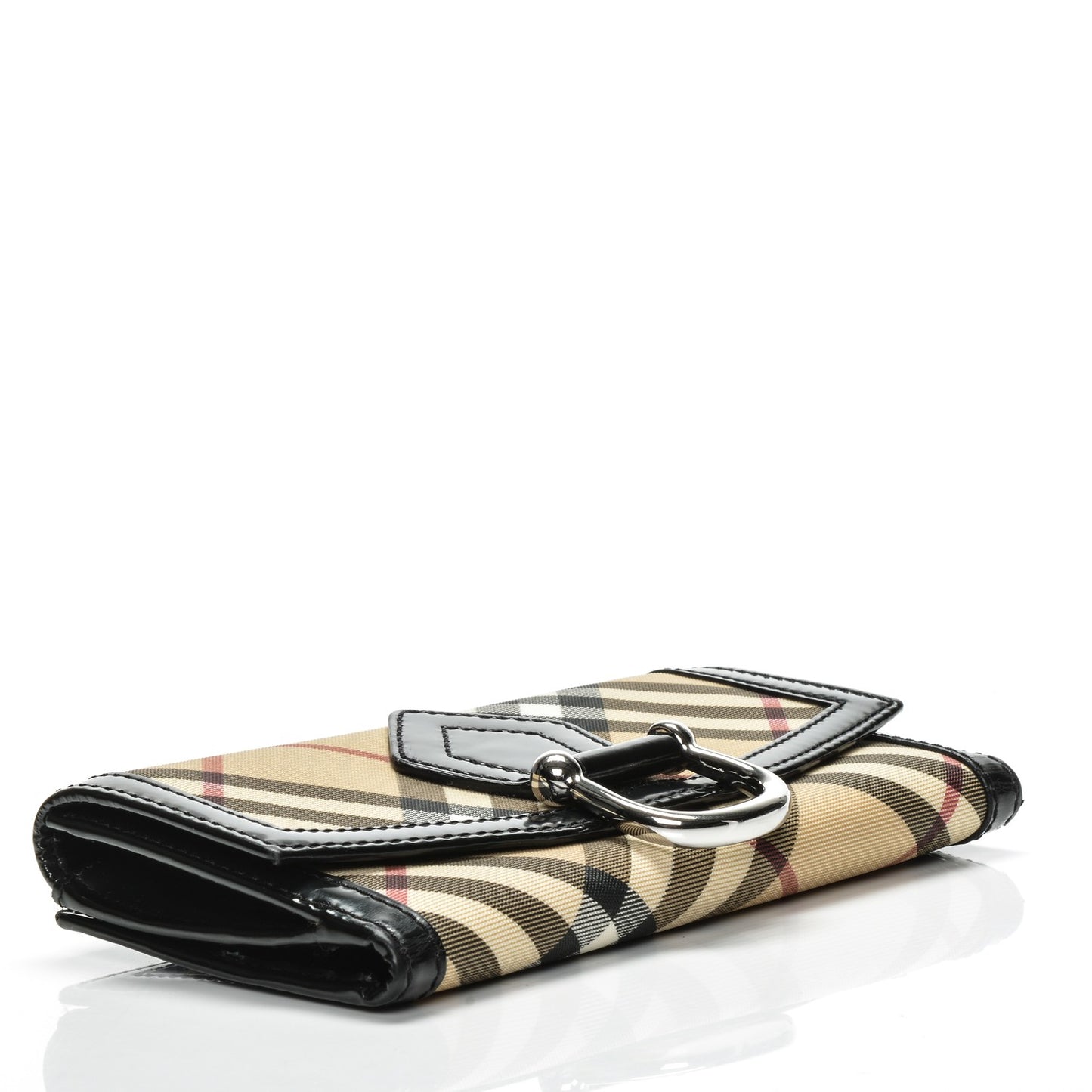 Nova Check Continental Wallet Black