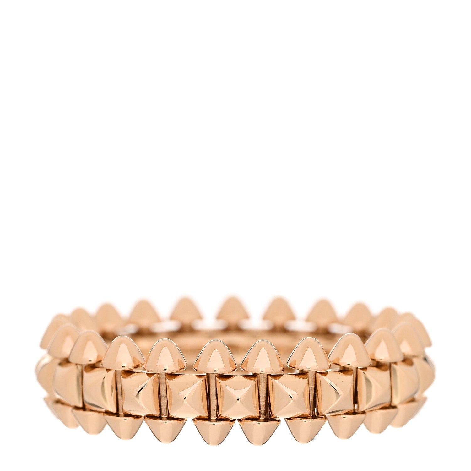 Cartier 18K Pink Gold SM Clash De Cartier Ring 55 7.25 1 of 6