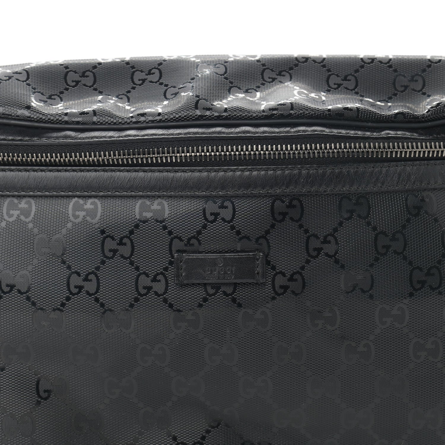 Gucci Imprime Monogram Belt Bag Black 8 of 10