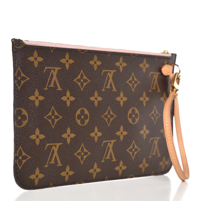 Louis Vuitton Monogram Neverfull MM GM Pochette Rose Ballerine 3 of 7